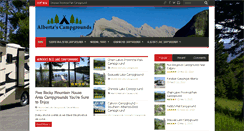 Desktop Screenshot of albertascampgrounds.com