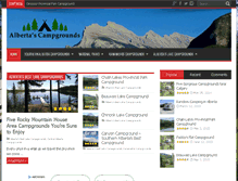 Tablet Screenshot of albertascampgrounds.com